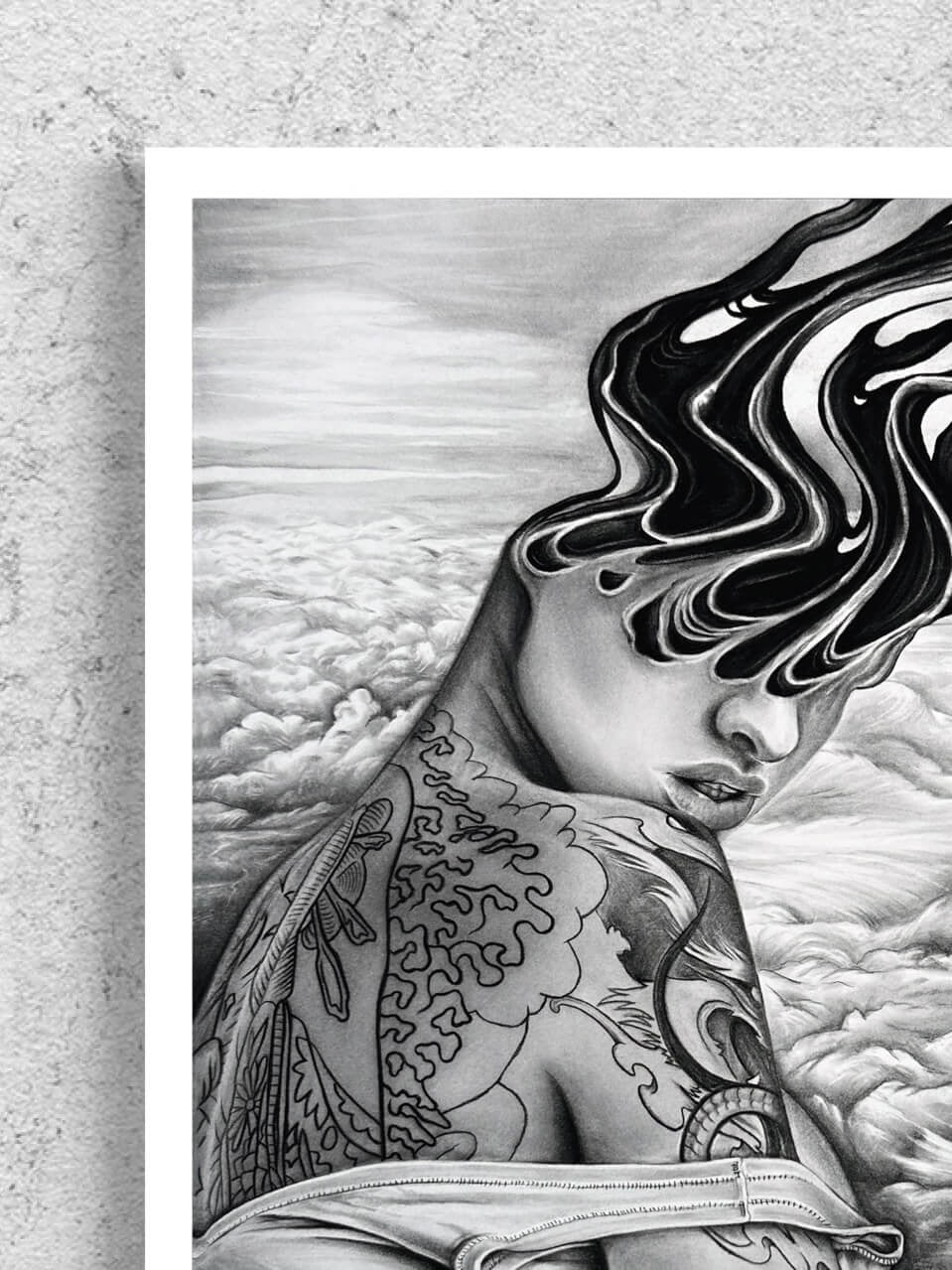 “Through the Clouds” Fine Art Print