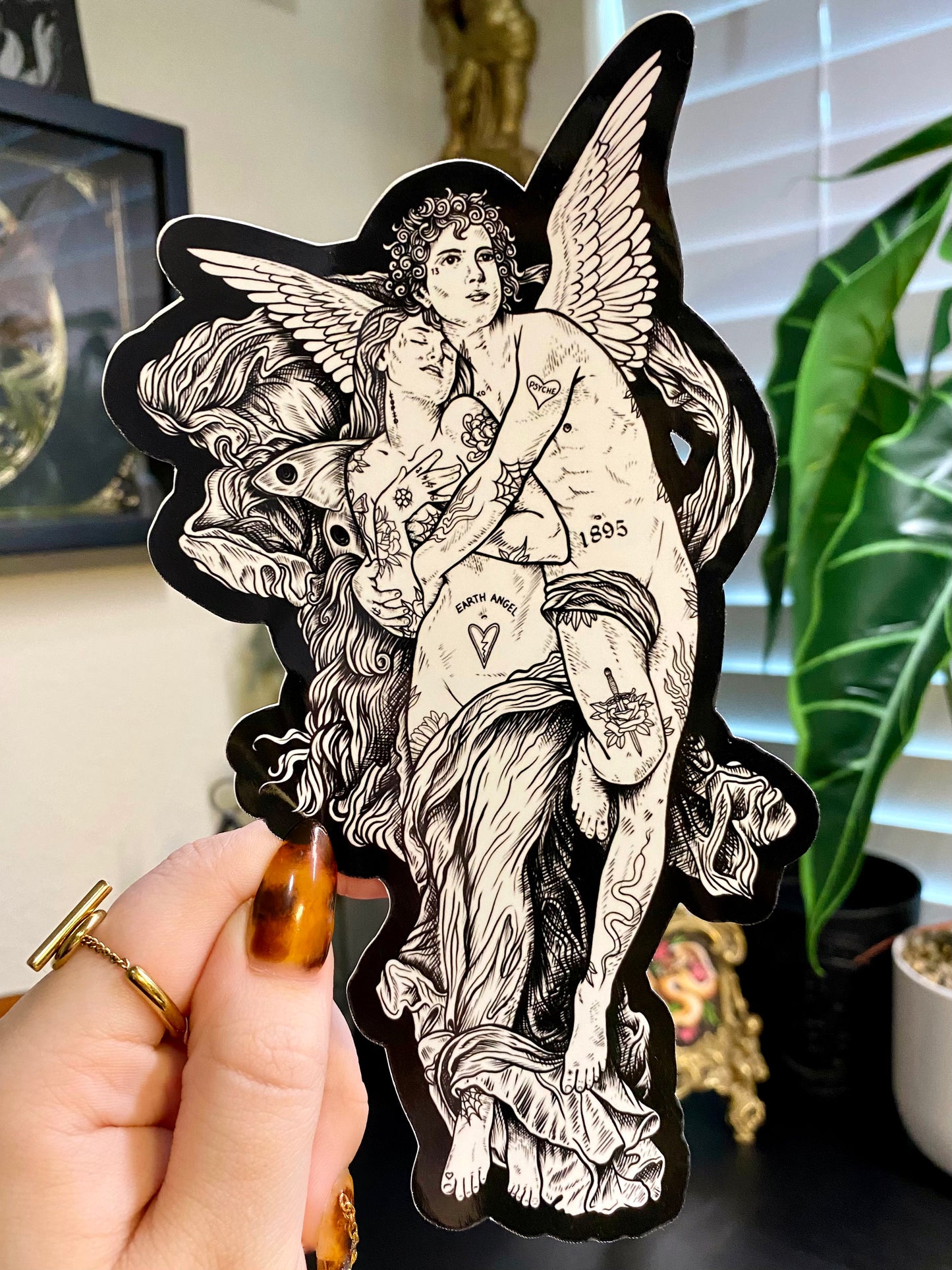 Tattooed Lovers XL Sticker