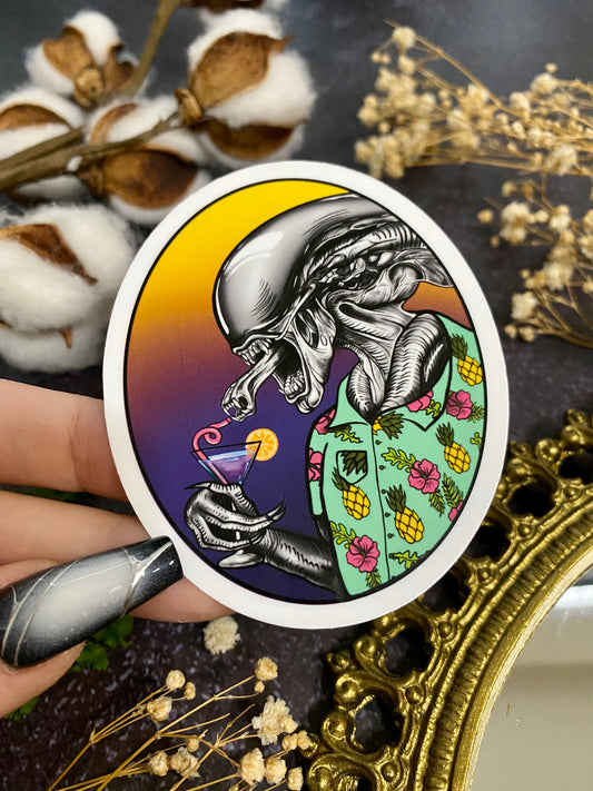 Alien Sticker