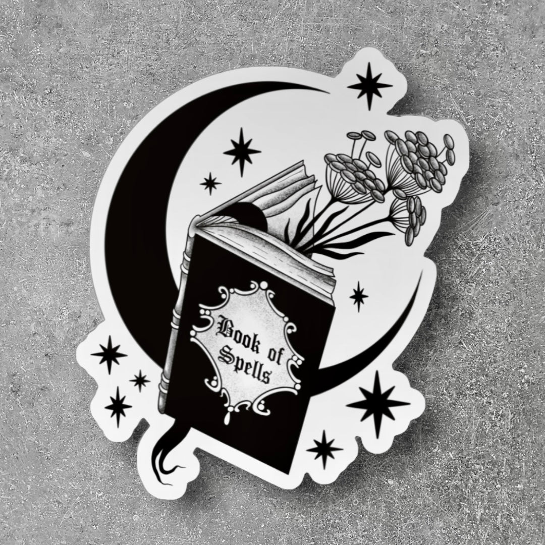 Book of Spells Sticker