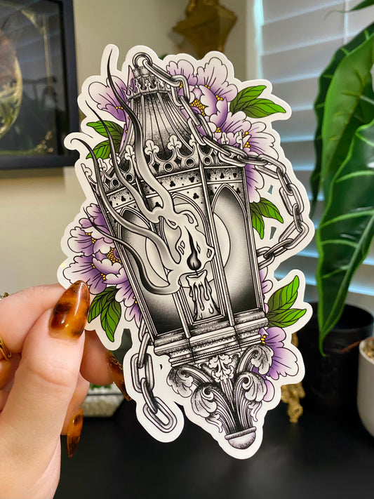 Gothic Lantern XL Sticker