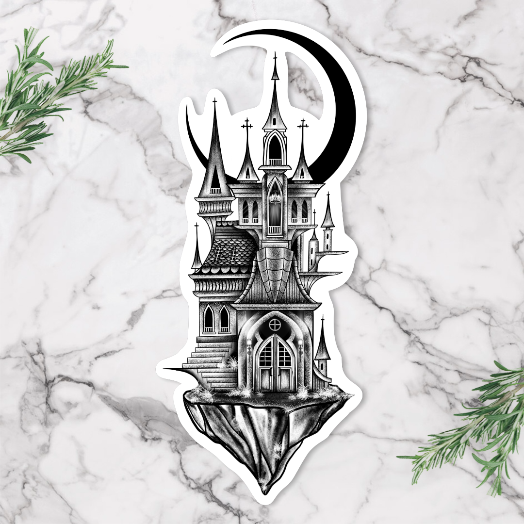 Gothic Castle Sticker